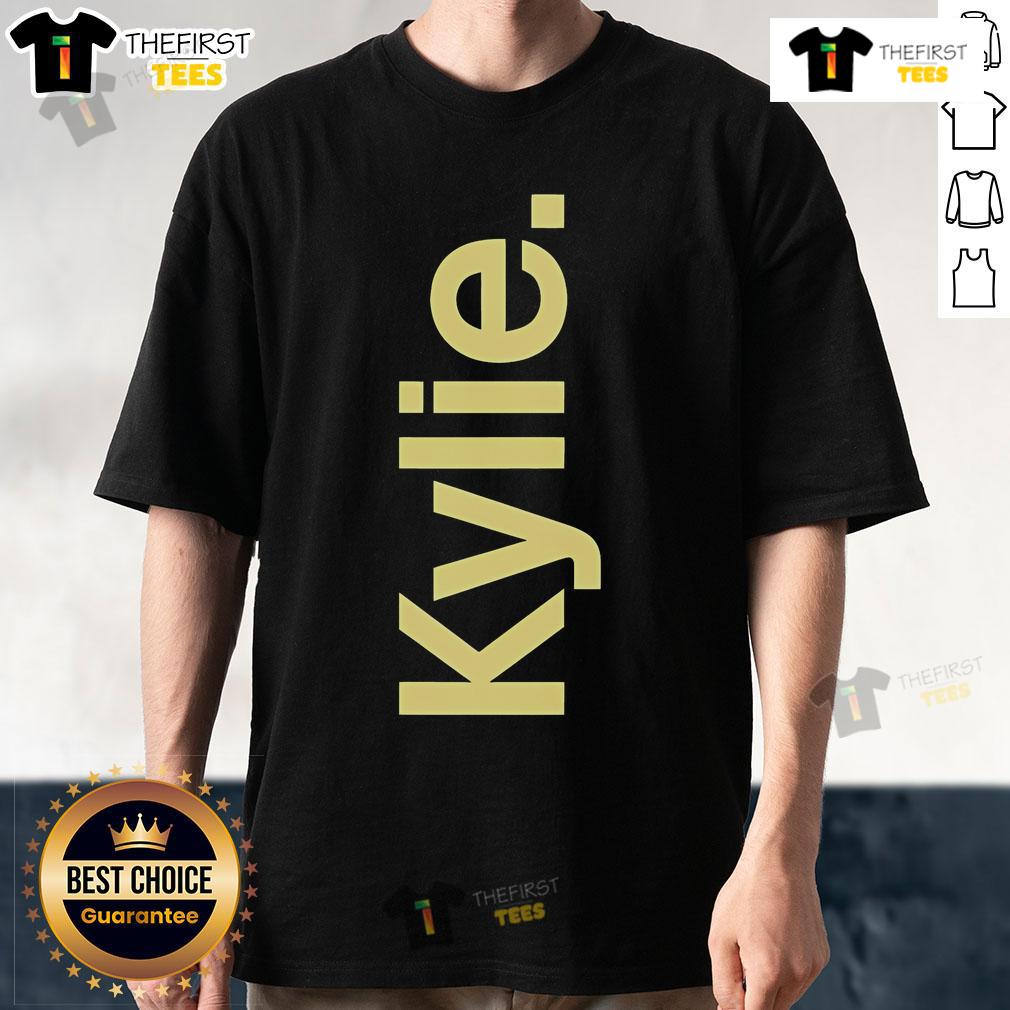 Official Kylie Logo T-Shirt featuring bold logo design on a stylish, comfortable fabric in various sizes.