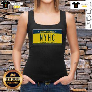 Official New York NYHC Empire State tank top featuring iconic NYC skyline and bold lettering, perfect for fans and fashionistas.