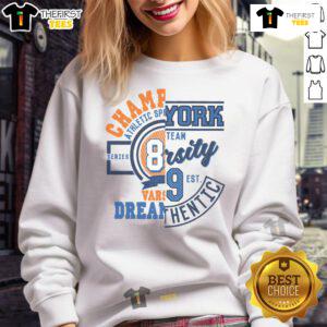 Premium New York Athletic Sports Champions Varsity Sweatshirt in vibrant colors, perfect for sports enthusiasts and casual wear.