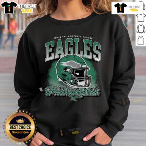 Alt Text: Top Philadelphia Eagles ISO 47 Franklin sweatshirt featuring team logo and stylish design in vibrant colors.