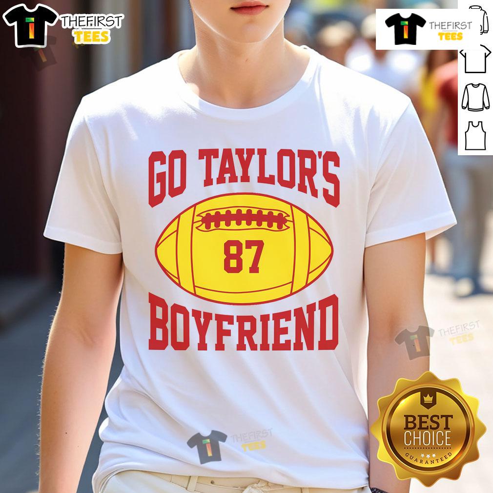 Hot Go Taylors Boyfriend 87 Football T-Shirt featuring a stylish design perfect for sports fans and trendy outfits.
