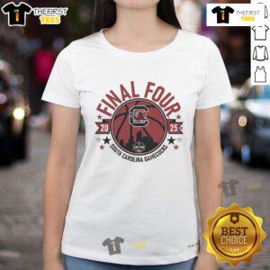 2025 Women's Final Four Ladies Tee featuring Nice South Carolina Basketball design, perfect for fans and supporters.