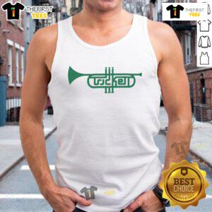 Good Trumpet Trickett England tank top featuring vibrant colors and a stylish design perfect for casual wear.