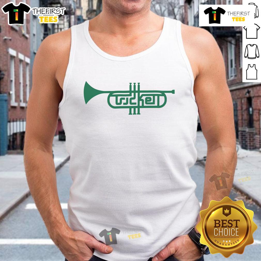Good Trumpet Trickett England tank top featuring vibrant colors and a stylish design perfect for casual wear.