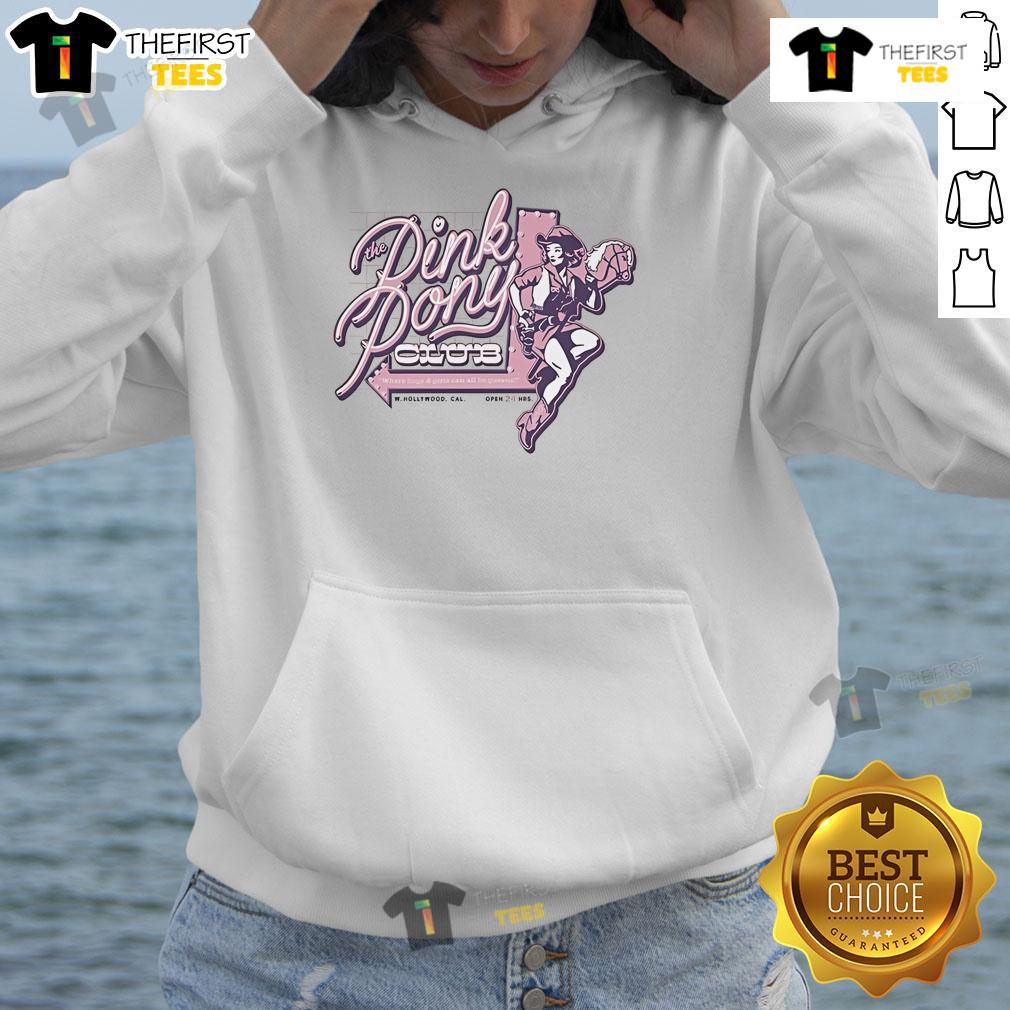 Hot The Pink Pony Club Hollywood Cowgirl Hoodie featuring vibrant pink design and stylish Western-inspired graphics.