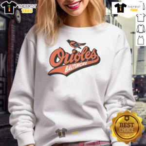 Nice Baltimore Orioles Homage gray sweatshirt featuring a stylish design for local fans and sports enthusiasts.