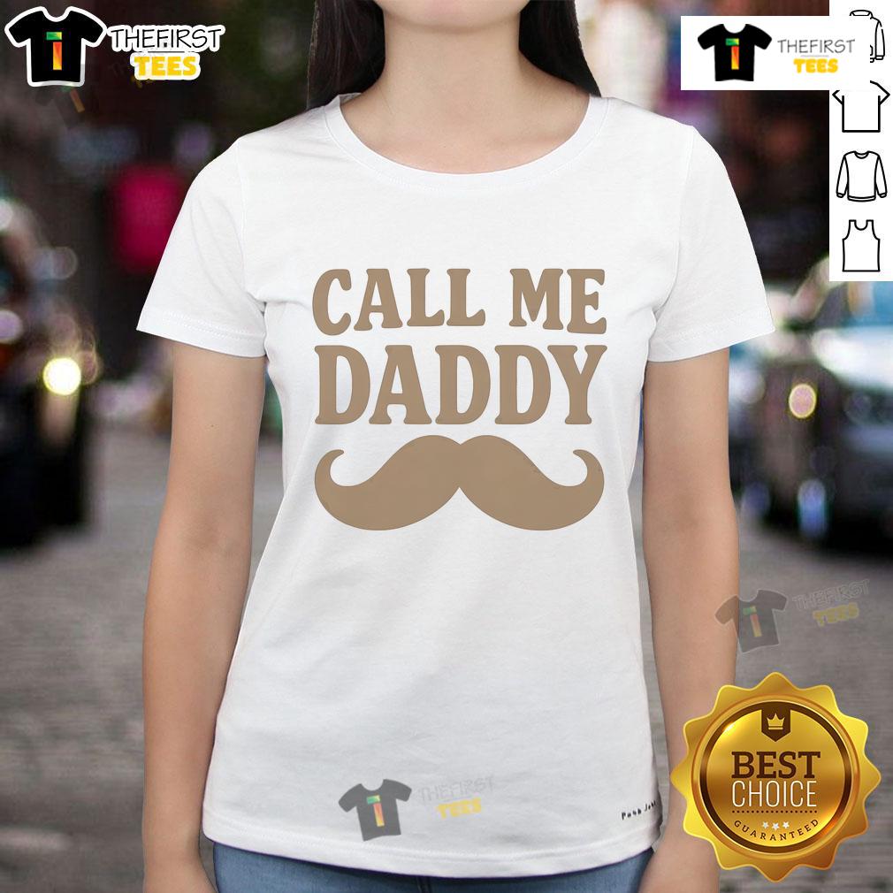 Nice Call Me Daddy Ladies Tee with stylish design and vibrant colors, perfect for casual outings and expressing personality.