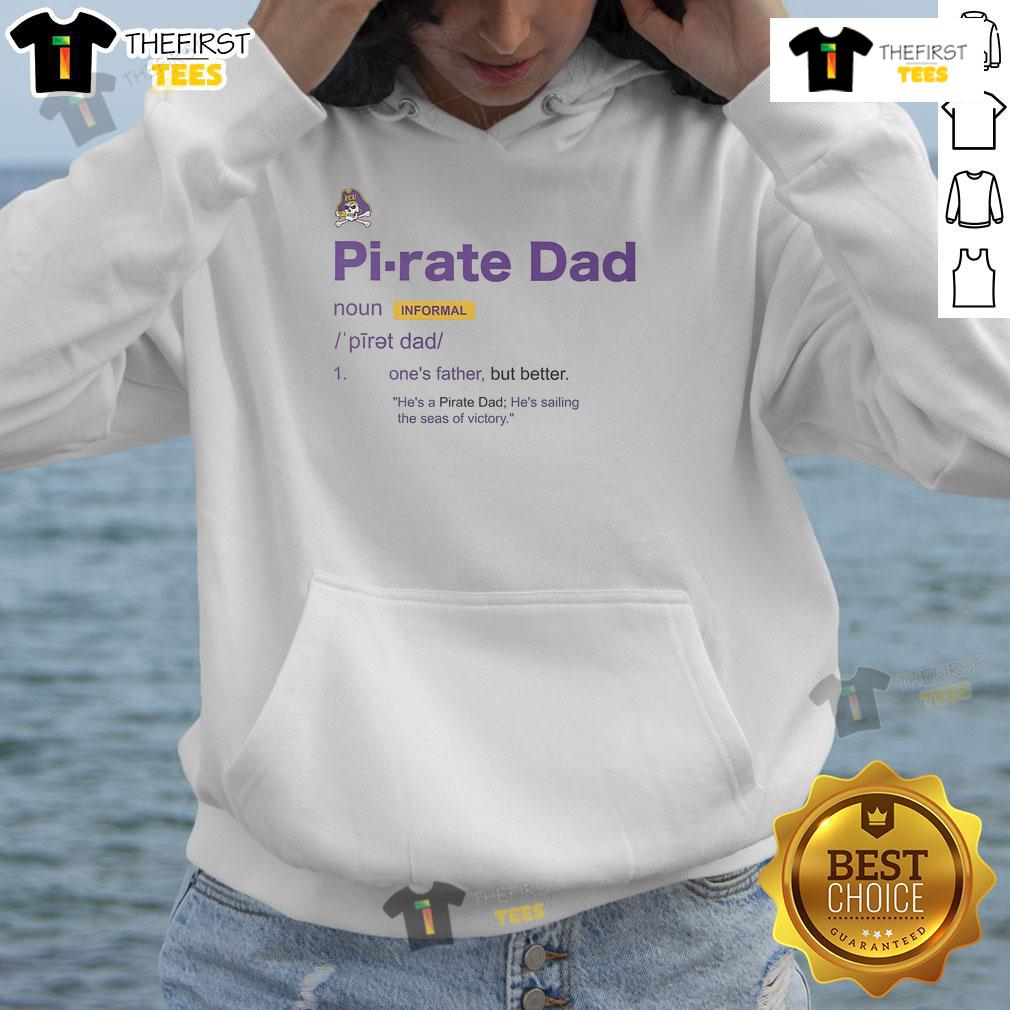 Nice East Carolina Pirates Dad Definition Hoodie showcasing a comfortable, stylish design for proud ECU dads.