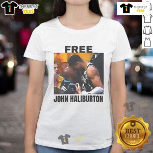 Nice Free John Haliburton Ladies Tee featuring a stylish design and comfortable fit, perfect for casual wear.