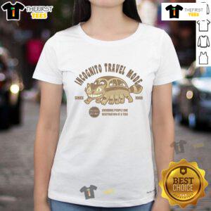 Stylish Nice Incognito Travel Mode Ladies Tee in a vibrant color, perfect for chic travel outfits and casual wear.