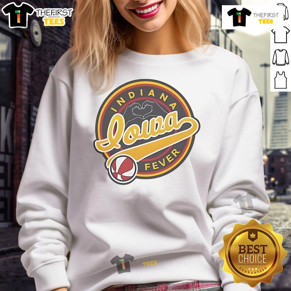 Nice Indiana Fever Iowa sweatshirt featuring team colors and logo, perfect for fans and casual wear.