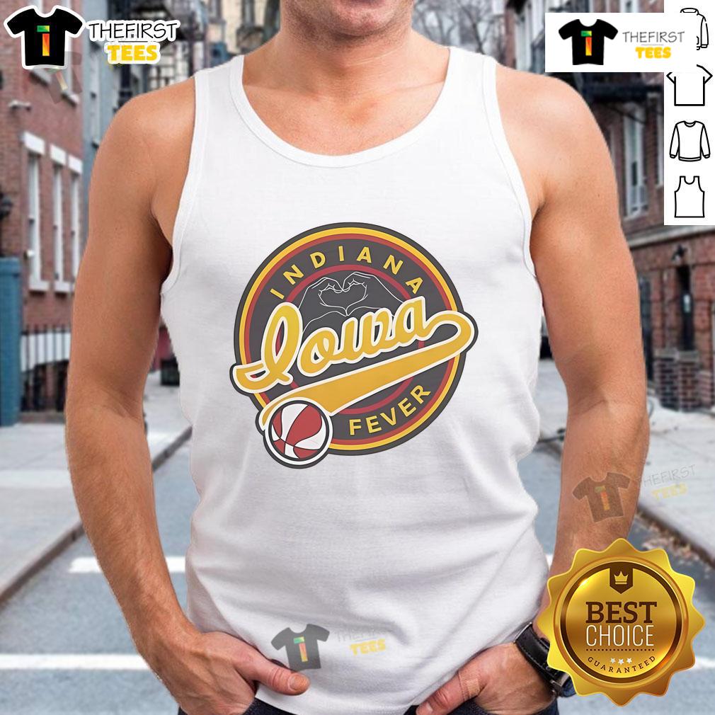 Nice Indiana Fever Iowa tank top featuring vibrant team colors and logo, perfect for sports fans and casual wear.