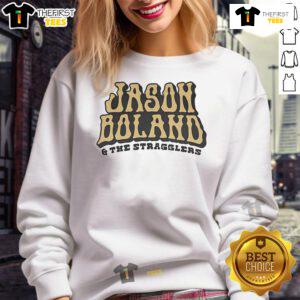 Nice Jason Boland The Stragglers logo sweatshirt featuring a stylish design for country music fans.