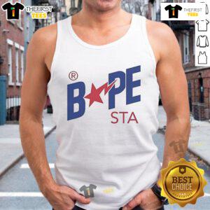 Official A Bathing Ape Colors Bape Sta Tank Top in vibrant hues, showcasing the stylish streetwear design and logo.