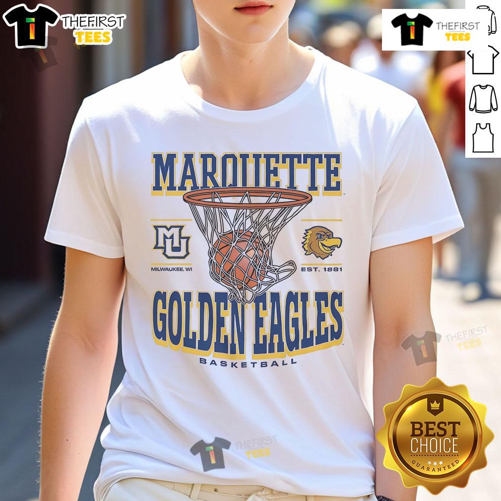 Official Marquette Golden Eagles Game Time T-Shirt featuring team colors and logo, perfect for game day attire.