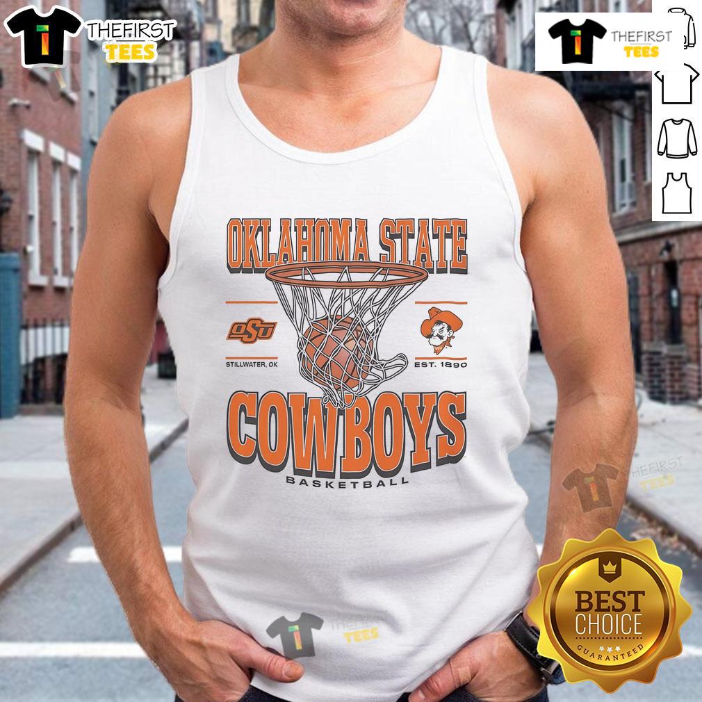 Official Oklahoma State Cowboys Game Time Tank Top featuring team logo and colors for spirited sports fans.