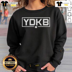 Official YDKB You Don't Know Ball sweatshirt featuring a stylish design for sports enthusiasts and casual wear.