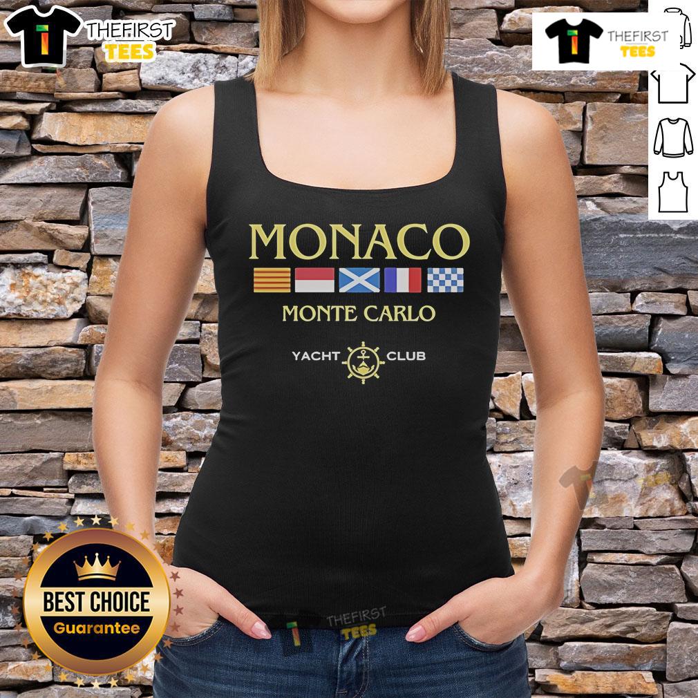 Alt Text: Original Organic Starboy Monaco Yacht Club Flags Tank Top featuring vibrant flag designs and a stylish cut.