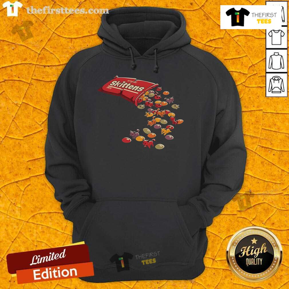 Cute candy cat hoodie featuring adorable original kittens, perfect for pet lovers and cozy fashion enthusiasts.