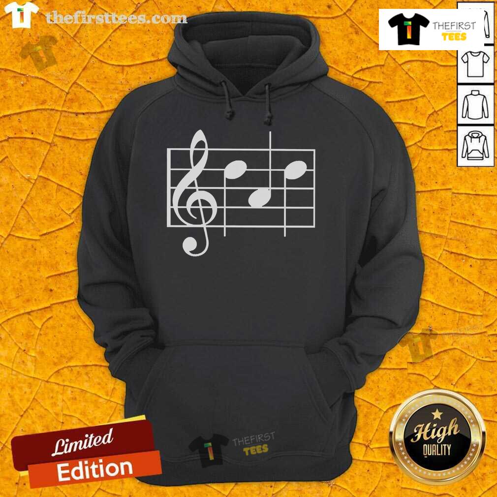 Stylish Pretty Musical Notes Hoodie featuring colorful notes on a cozy fabric, perfect for music lovers.