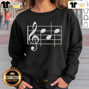 Cozy Pretty Musical Notes Sweatshirt featuring colorful notes on a soft fabric, perfect for music lovers.