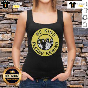 Top Be Kind Please Rewind Puppet Combo Tank Top featuring retro graphics and a comfortable fit for casual wear.