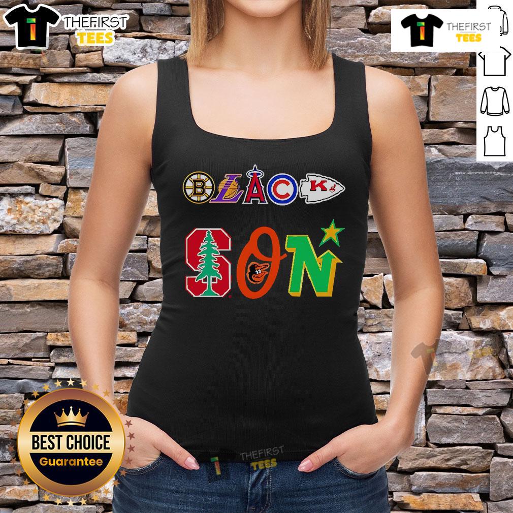 Top Blackson SLC jersey tank top featuring a stylish design, perfect for casual wear and athletic activities.