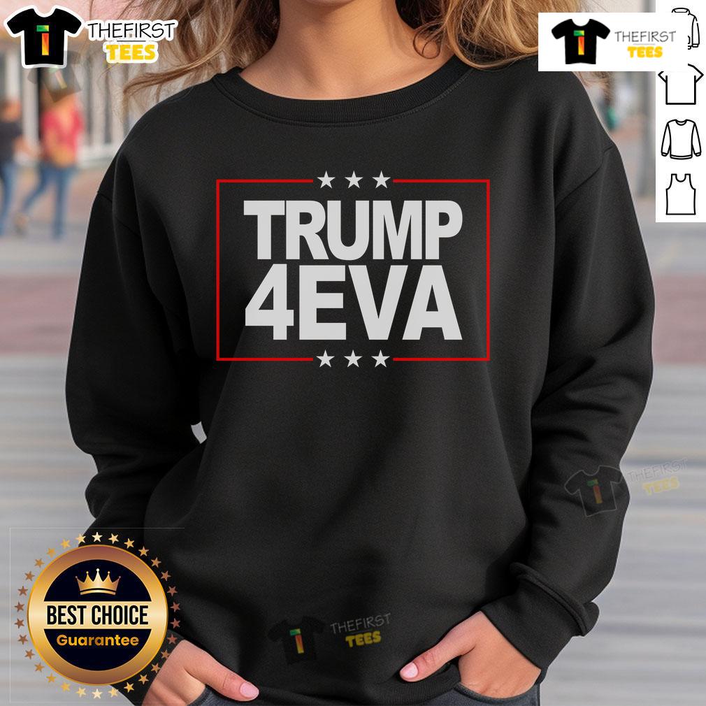 Top Donald Trump 4EVA 2028 Forever Sweatshirt featuring bold graphic design, perfect for Trump supporters.