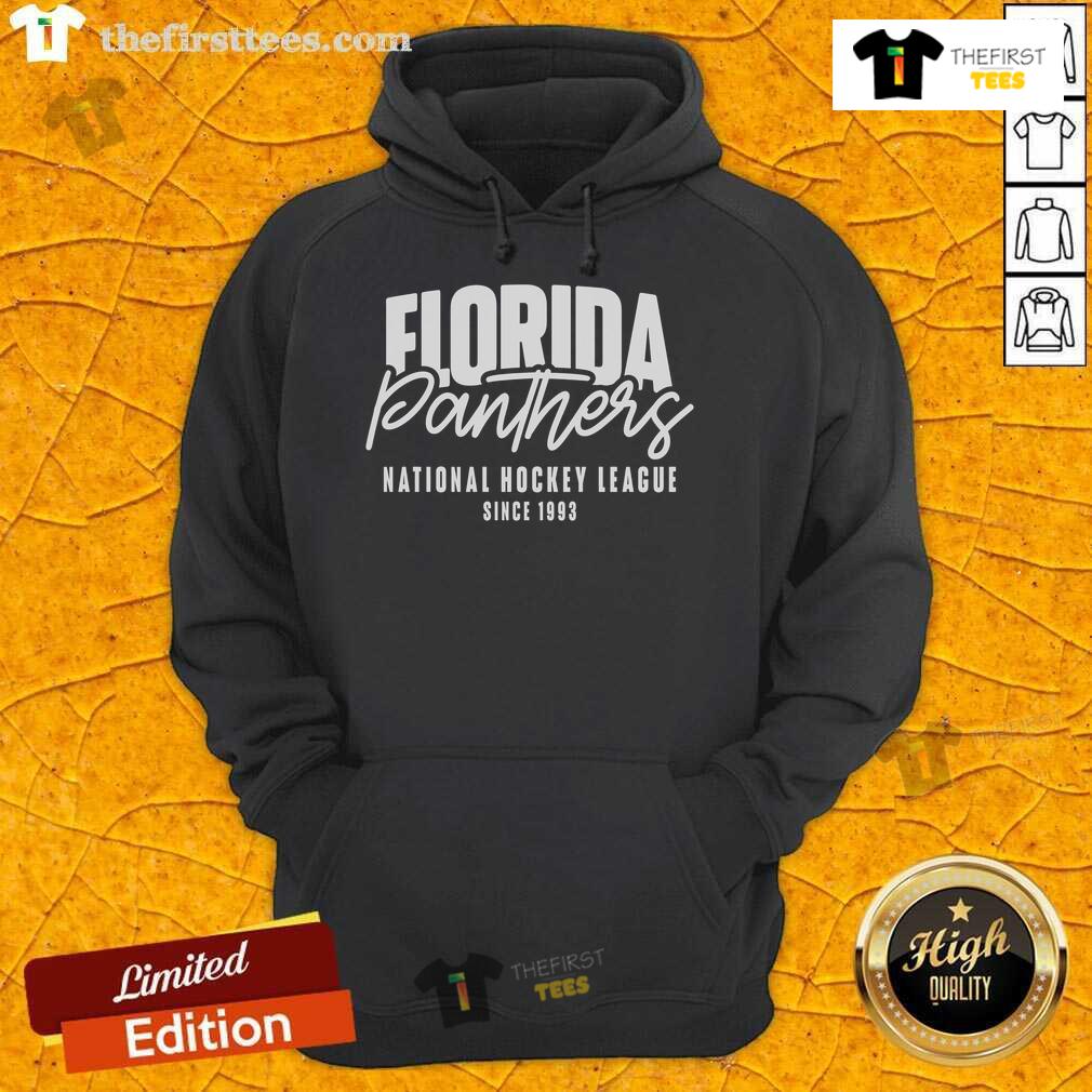 Florida Panthers NHL hoodie since 1993, featuring team logo and stylish design for fans of the National Hockey League.