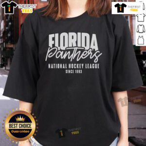 Top Florida Panthers National Hockey League since 1993 ladies tee featuring team logo and stylish design for fans.