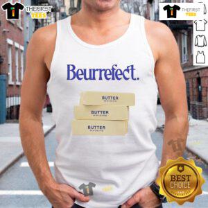 Good Beurrefect Butter Tank Top featuring a playful butter graphic on a stylish, comfortable design for casual wear.