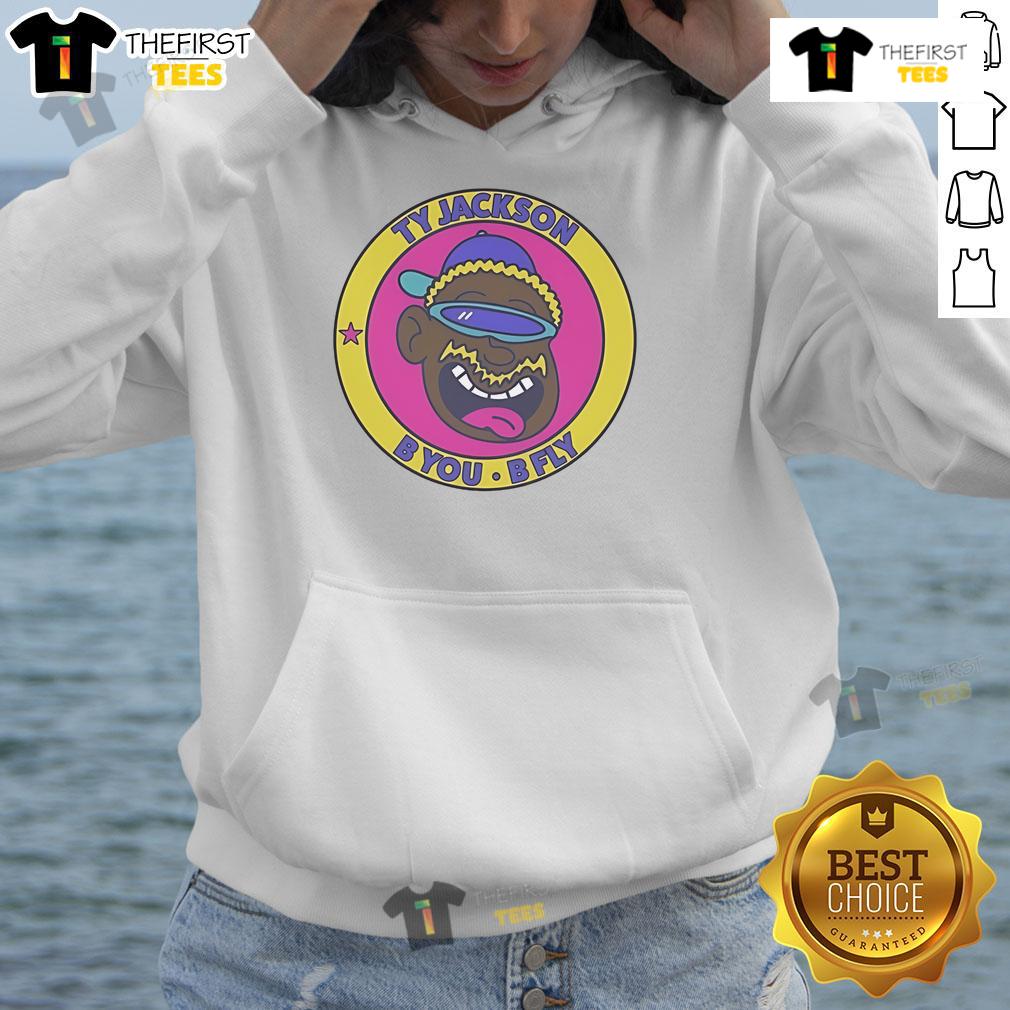 Good Ty Jackson B You B Fly Hoodie in vibrant colors, showcasing stylish design and comfortable fit for casual wear.