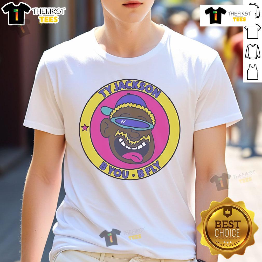 Good Ty Jackson B You B Fly T-Shirt in vibrant colors, featuring a stylish design perfect for casual wear.