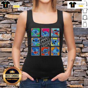 Nice The Ohana Bunch Stitch x The Brady Bunch tank top featuring vibrant graphics and a stylish design for fans.