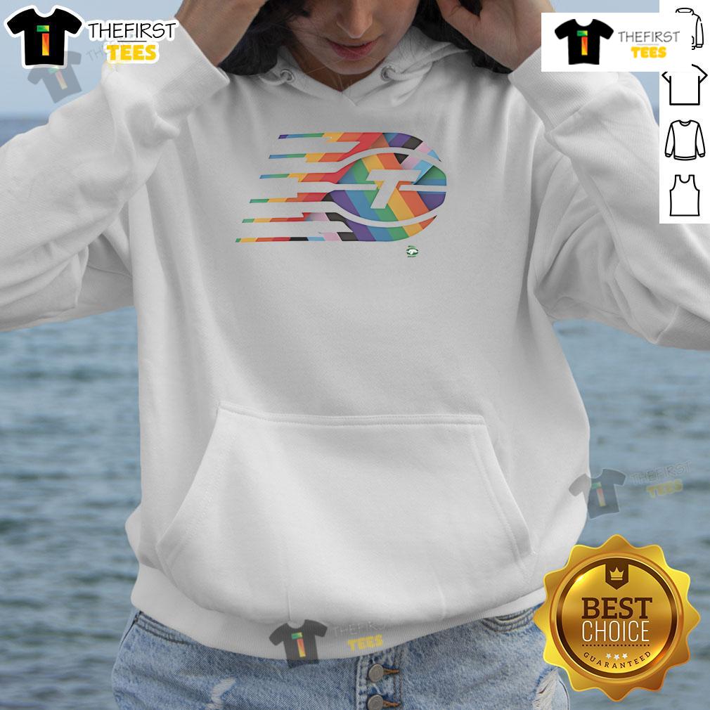 Alt Text: Nice Toronto Tempo Team Logo Pride Hoodie featuring vibrant colors and a stylish design celebrating diversity.