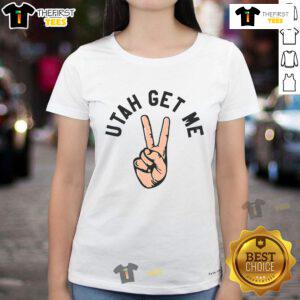 Two women wearing the Nice Utah Get Me Two Ladies Tee, showcasing a stylish design perfect for casual outings.