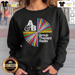 Official Above & Beyond Group Therapy Radio sweatshirt featuring logo design, perfect for fans and music lovers.