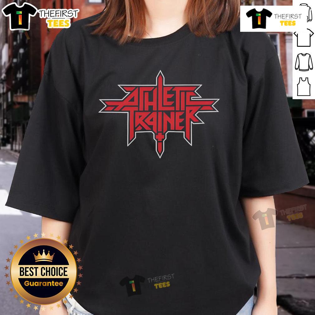 Official Athletic Metal Trainer Ladies Tee in vibrant colors, perfect for workouts and casual wear.