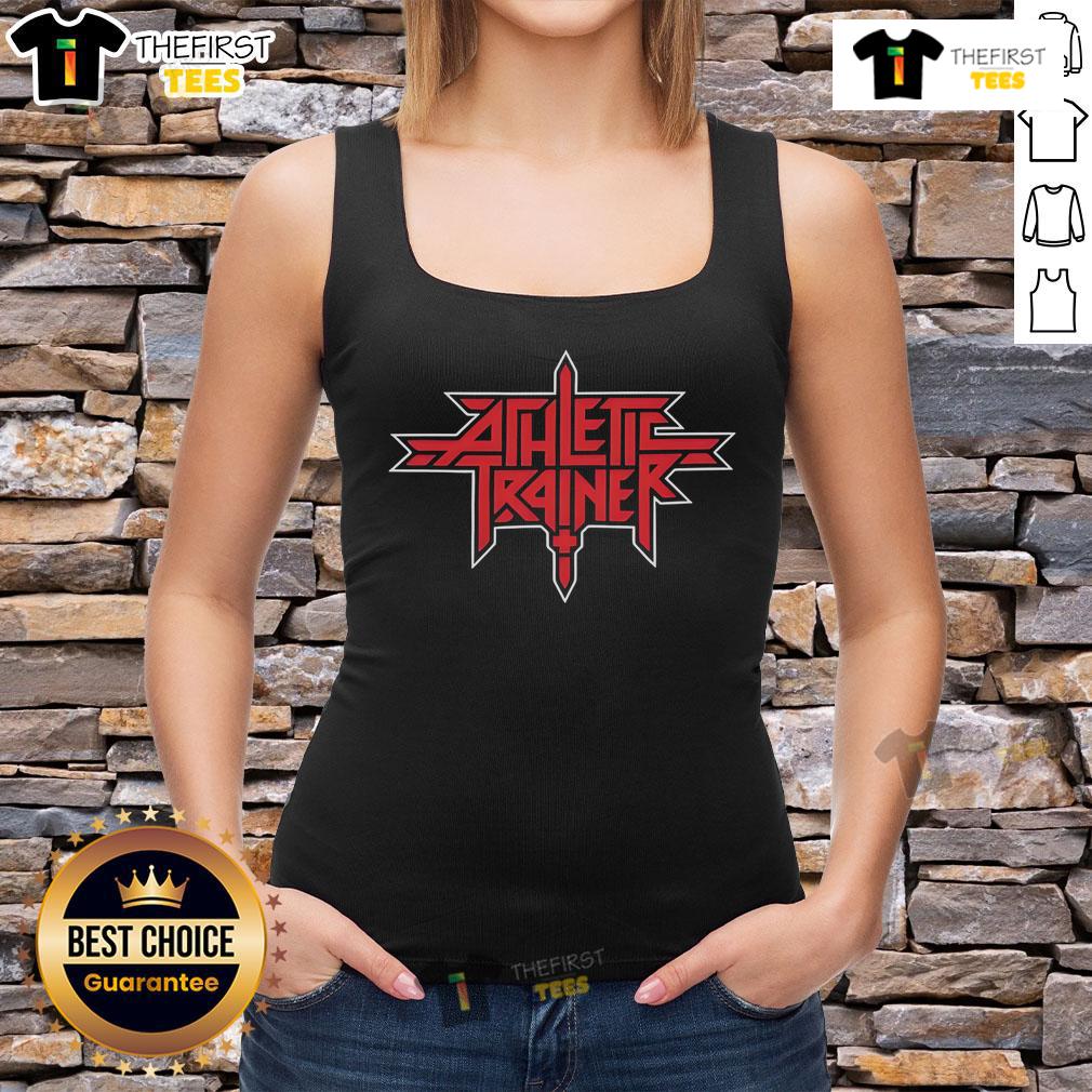 Official Athletic Metal Trainer Tank Top in black, perfect for workouts and casual wear, showcasing modern design and comfort.