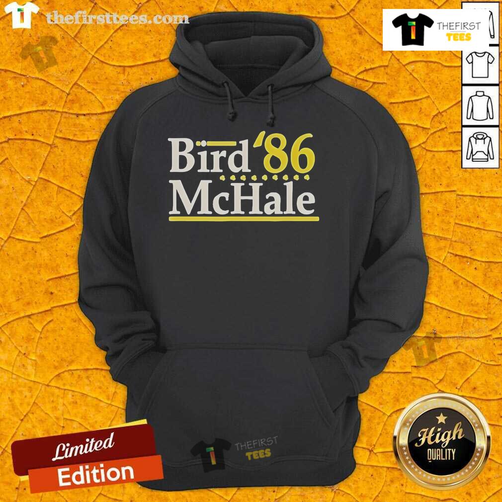 Official Bird McHale 86 Boston Legends Hoodie featuring iconic team colors and retro design for fans of Boston basketball.