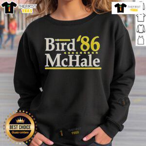 Official Bird McHale 86 Boston Legends sweatshirt featuring classic design and vibrant colors for fans.