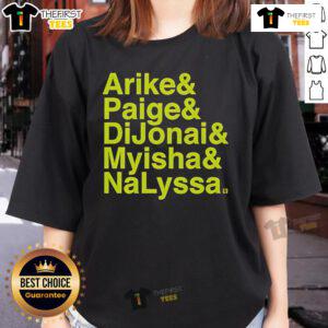 Alt Text: Official Dallas WBB Ampersand Stars 2025 Ladies Tee featuring a stylish design perfect for fans and casual wear.