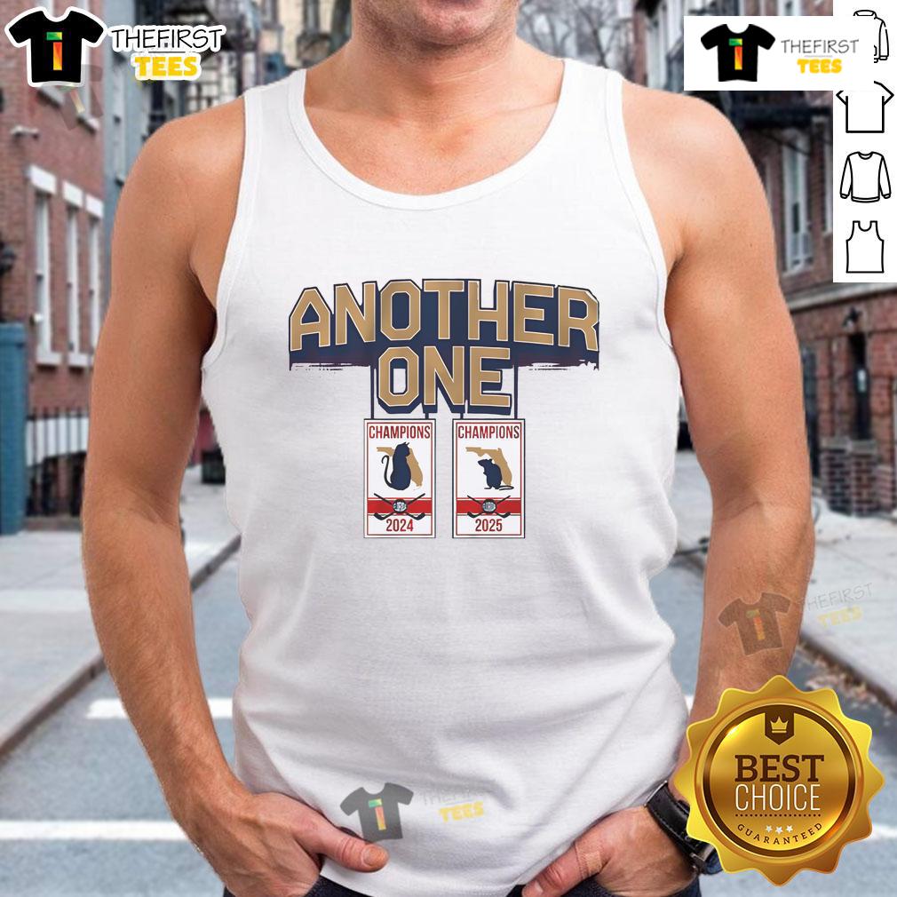 Official Florida Hockey Another One tank top featuring team logo and vibrant colors, perfect for fans and warm weather.