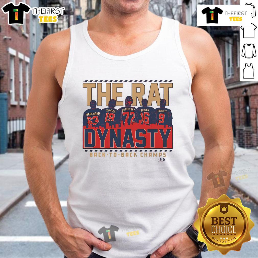 Official Florida Hockey The Rat Dynasty Tank Top featuring a bold design, perfect for fans supporting their team.