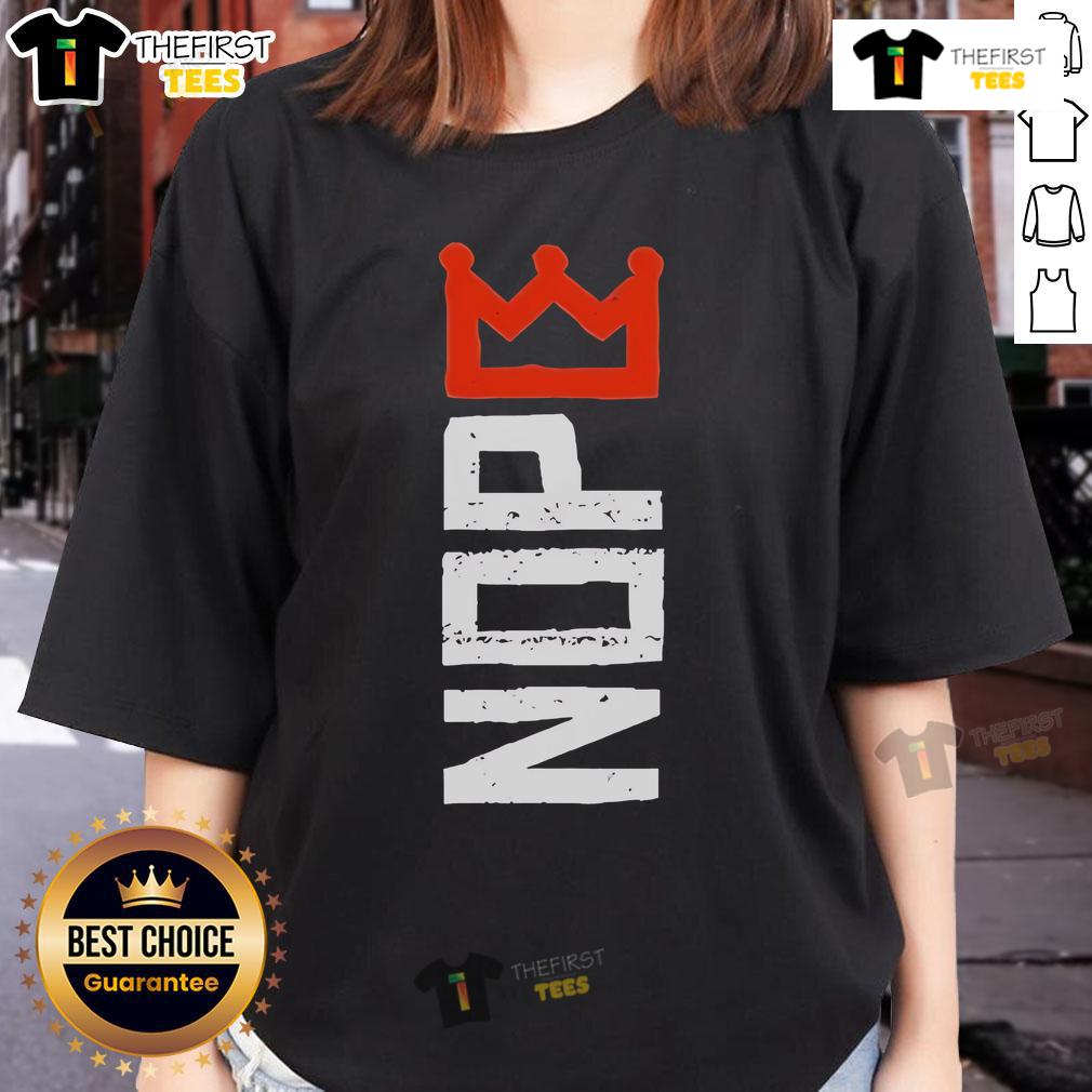 Official No Kings Nope protest sign on a horizontal ladies tee, showcasing bold activism and stylish apparel for supporters.