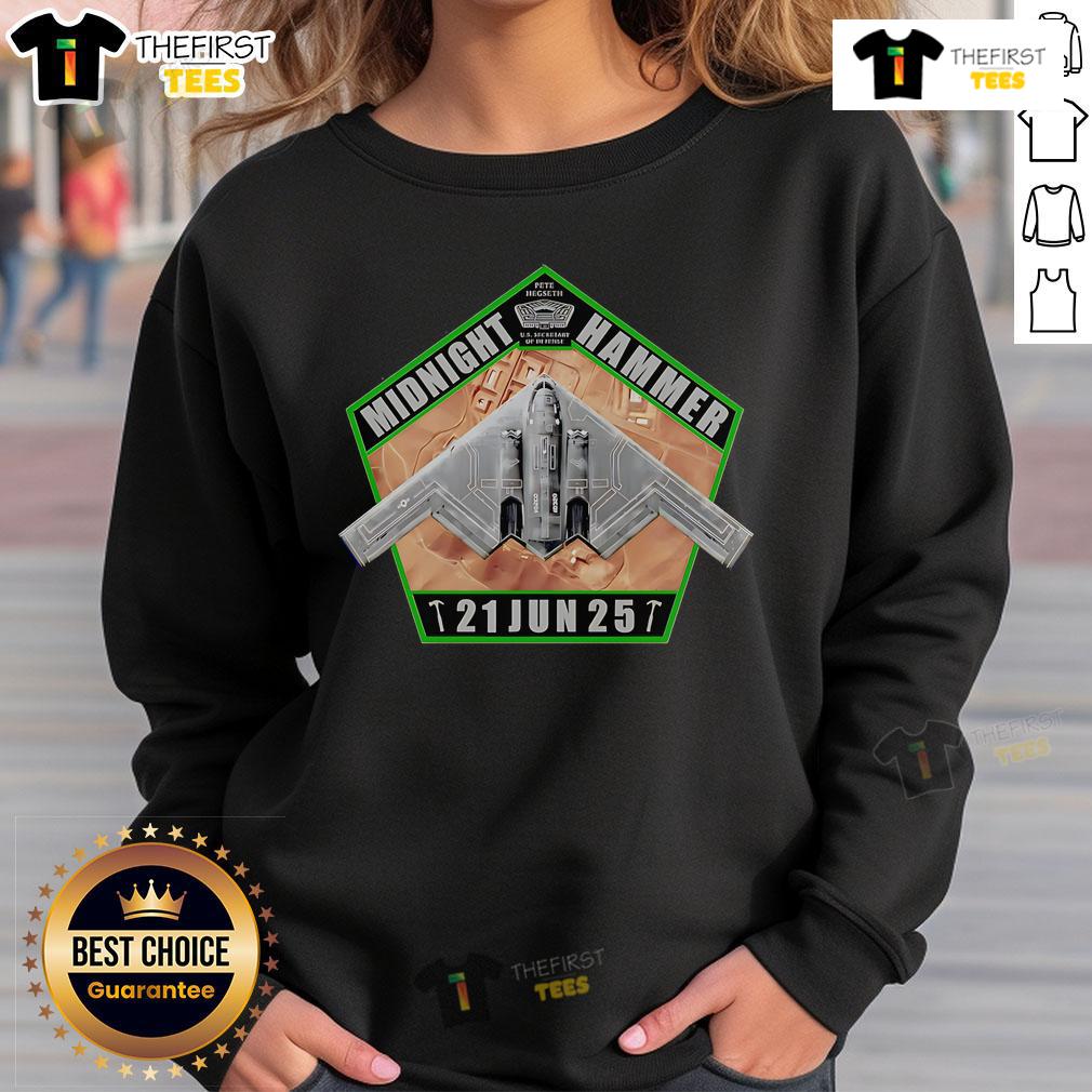 Alt Text: Official Operation Midnight Hammer Sweatshirt featuring bold graphics and a comfortable fit for fans and gamers.