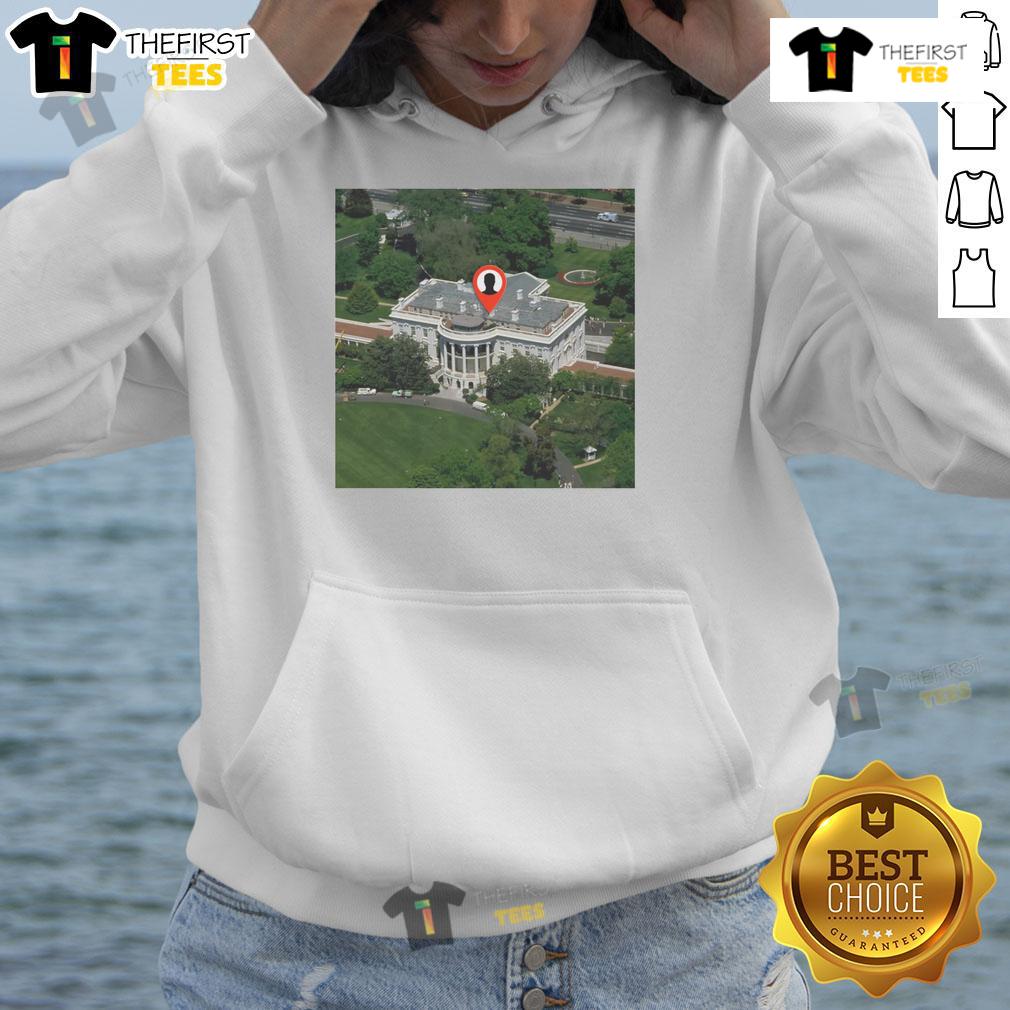 Official The White House Hoodie featuring a stylish design, perfect for fans of political apparel and souvenirs.