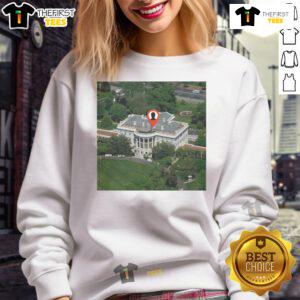 Official The White House sweatshirt featuring iconic presidential seal, perfect for casual wear and patriotic style.