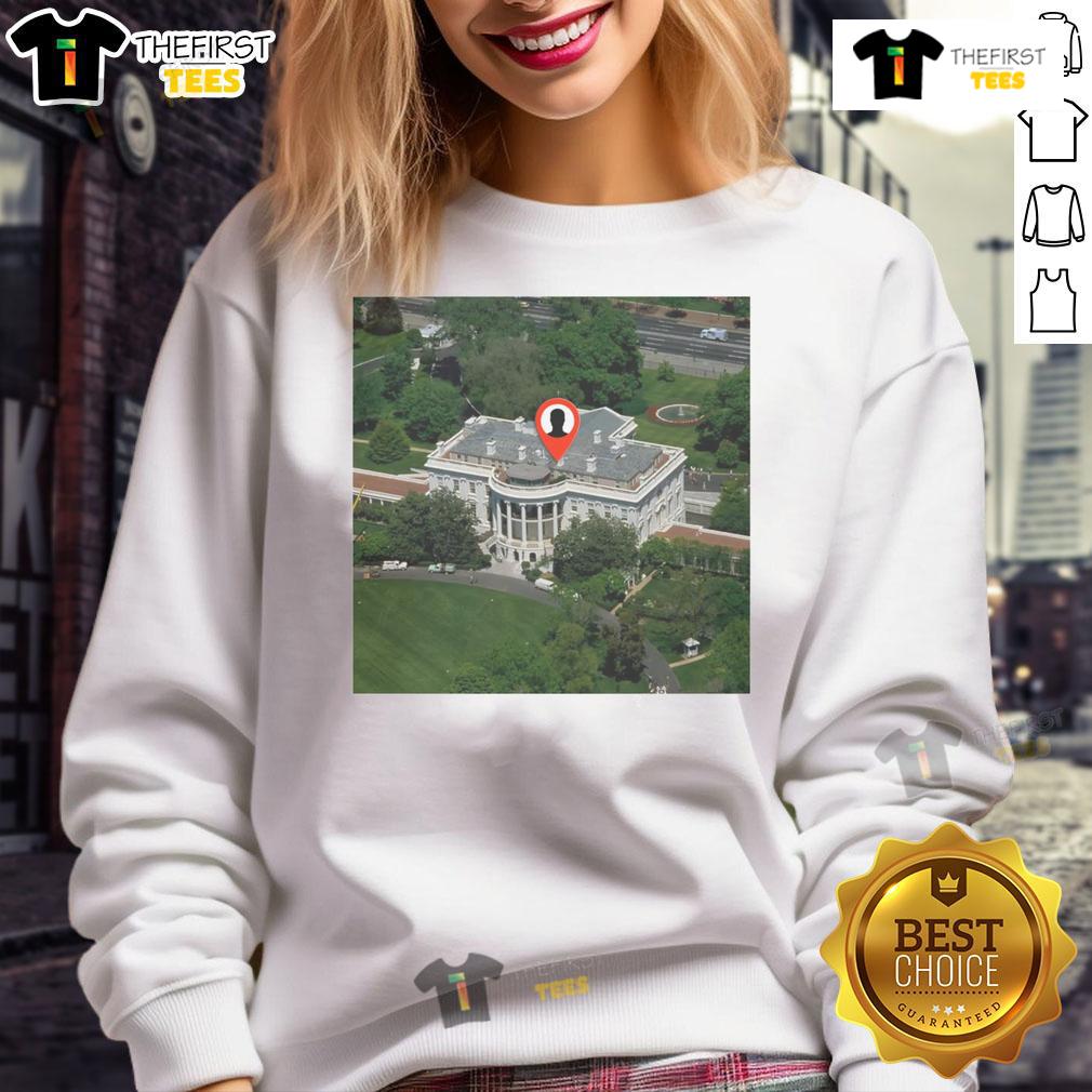 Official The White House sweatshirt featuring iconic presidential seal, perfect for casual wear and patriotic style.