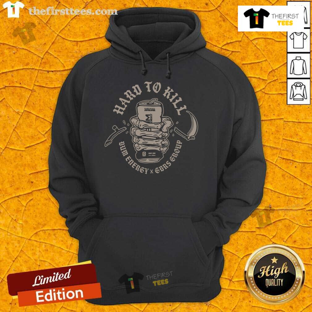 Premium GBRS Group X Bum Energy Hard to Kill Hoodie showcasing a stylish design and comfortable fit for active wear.